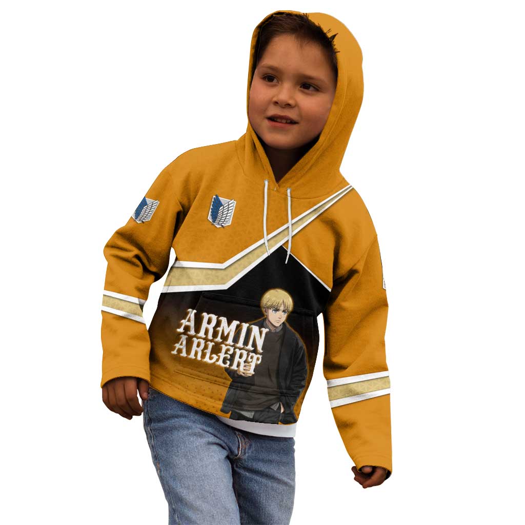 Armin Arlert Attack on Titan Kid Hoodie Anime Casual Coffeehouse Style