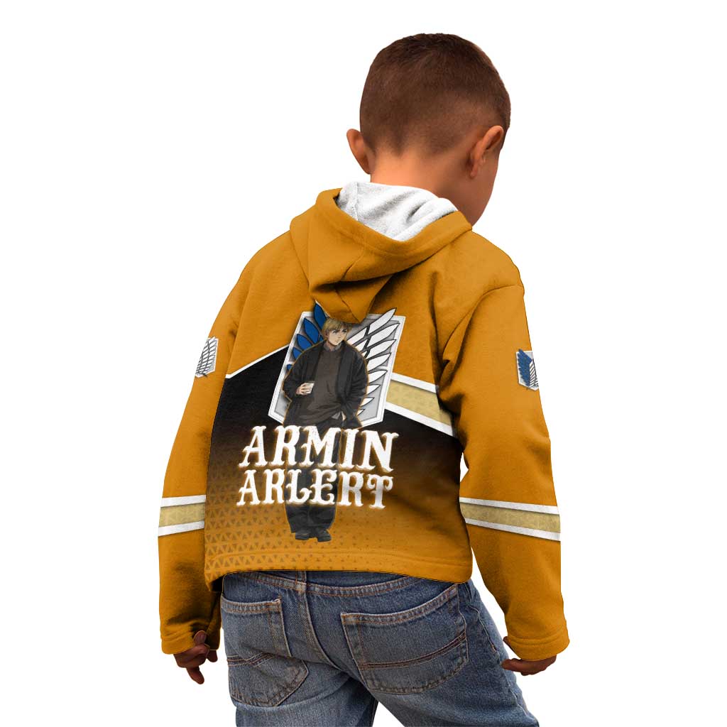 Armin Arlert Attack on Titan Kid Hoodie Anime Casual Coffeehouse Style
