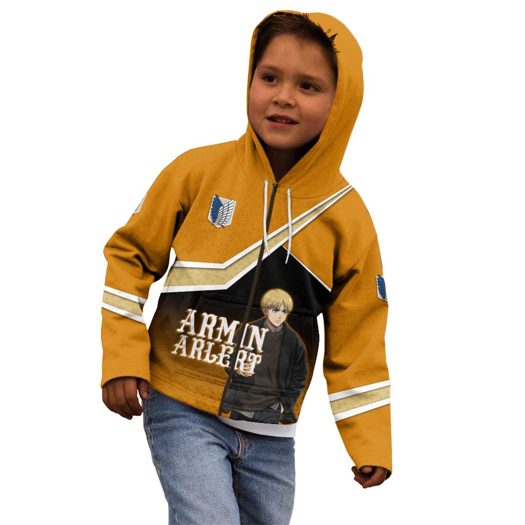 Armin Arlert Attack on Titan Kid Hoodie Anime Casual Coffeehouse Style