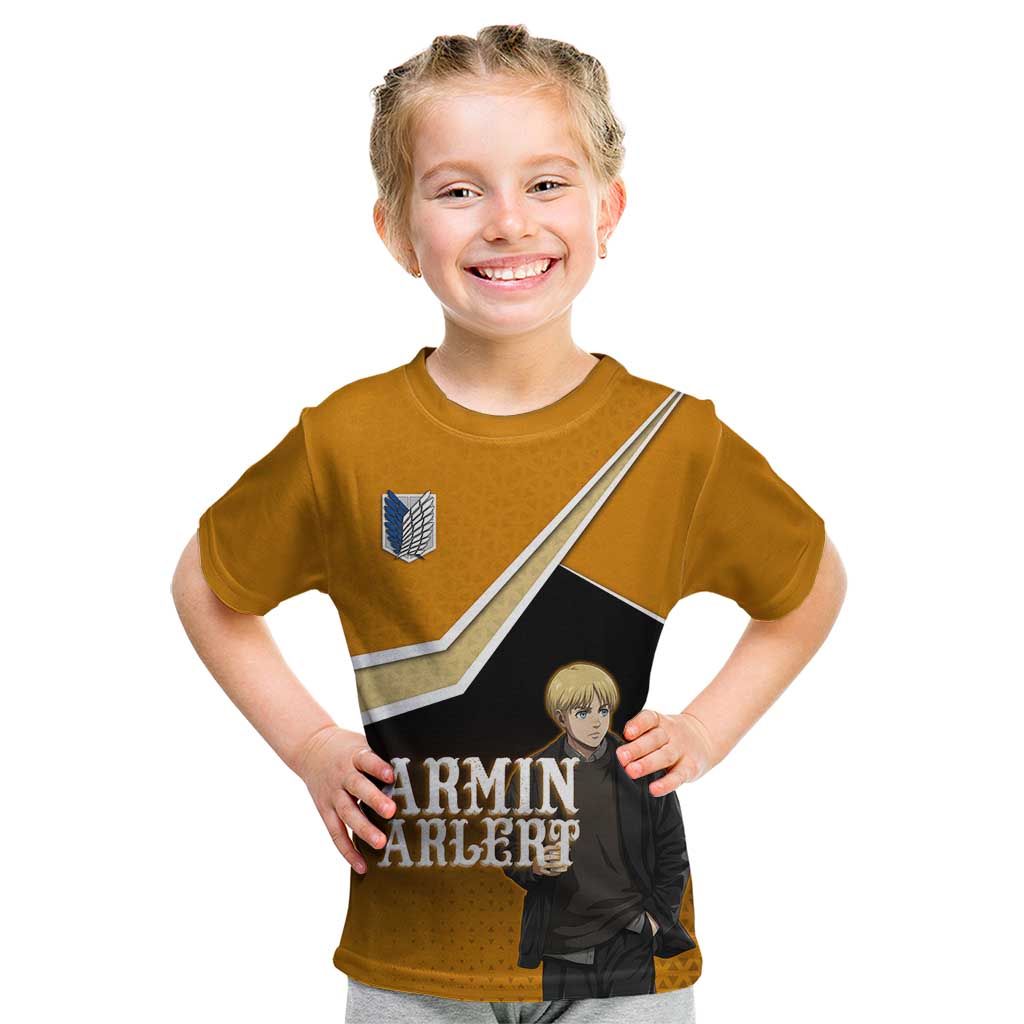Armin Arlert Attack on Titan Kid T Shirt Anime Casual Coffeehouse Style
