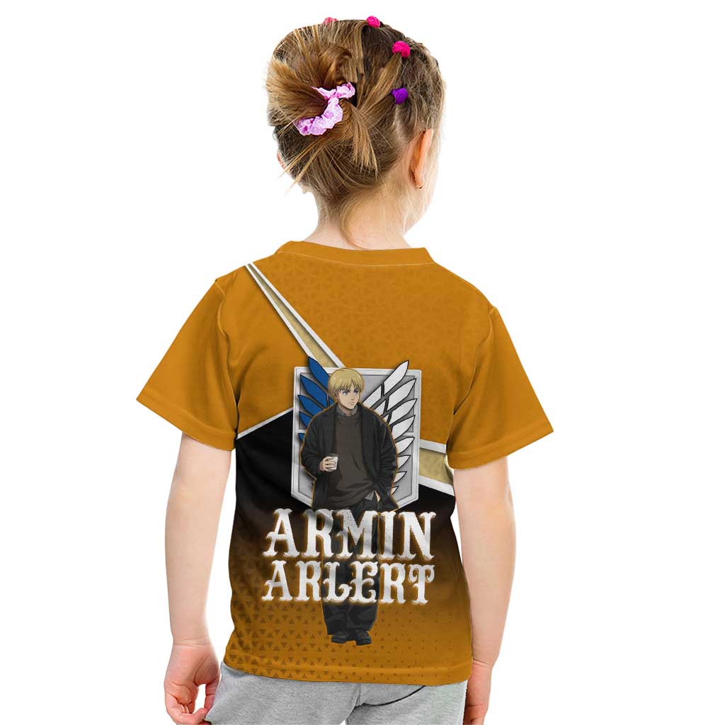 Armin Arlert Attack on Titan Kid T Shirt Anime Casual Coffeehouse Style
