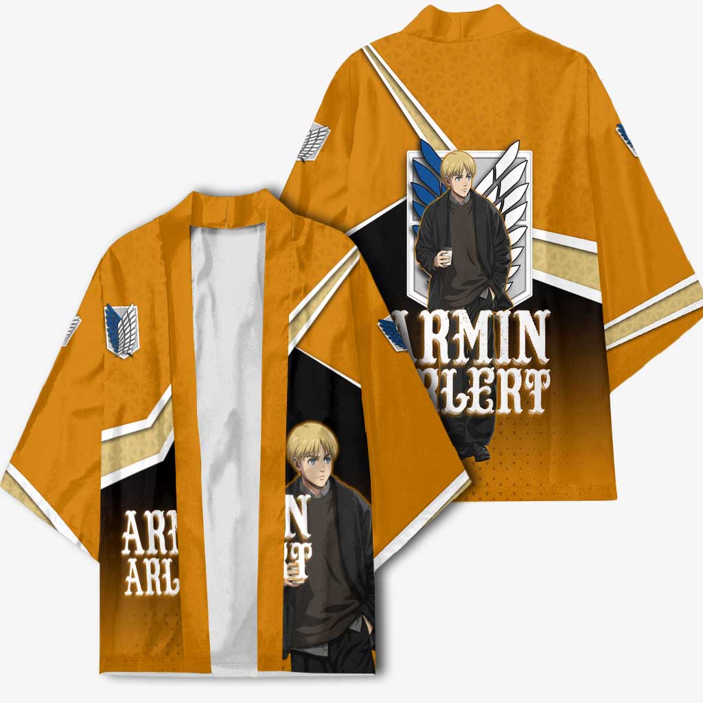 Armin Arlert Attack on Titan Kimono Anime Casual Coffeehouse Style