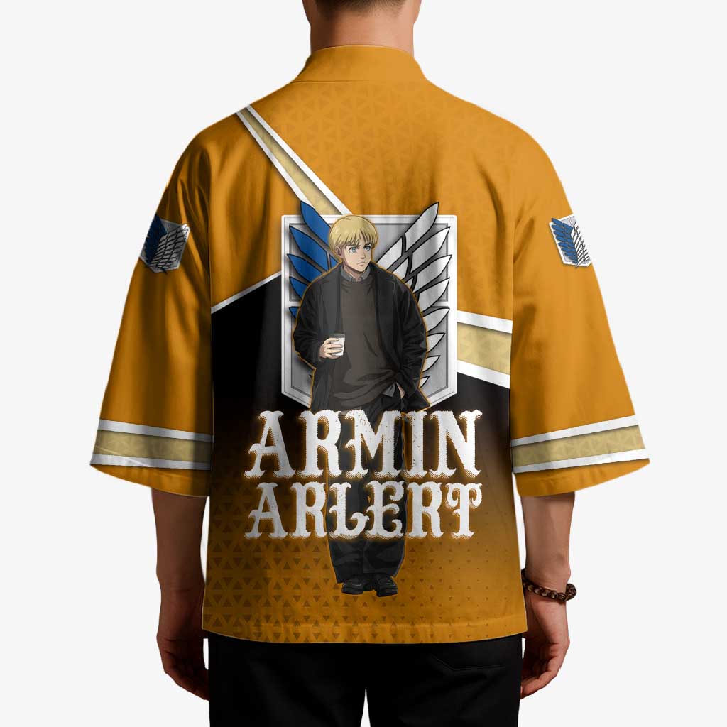 Armin Arlert Attack on Titan Kimono Anime Casual Coffeehouse Style