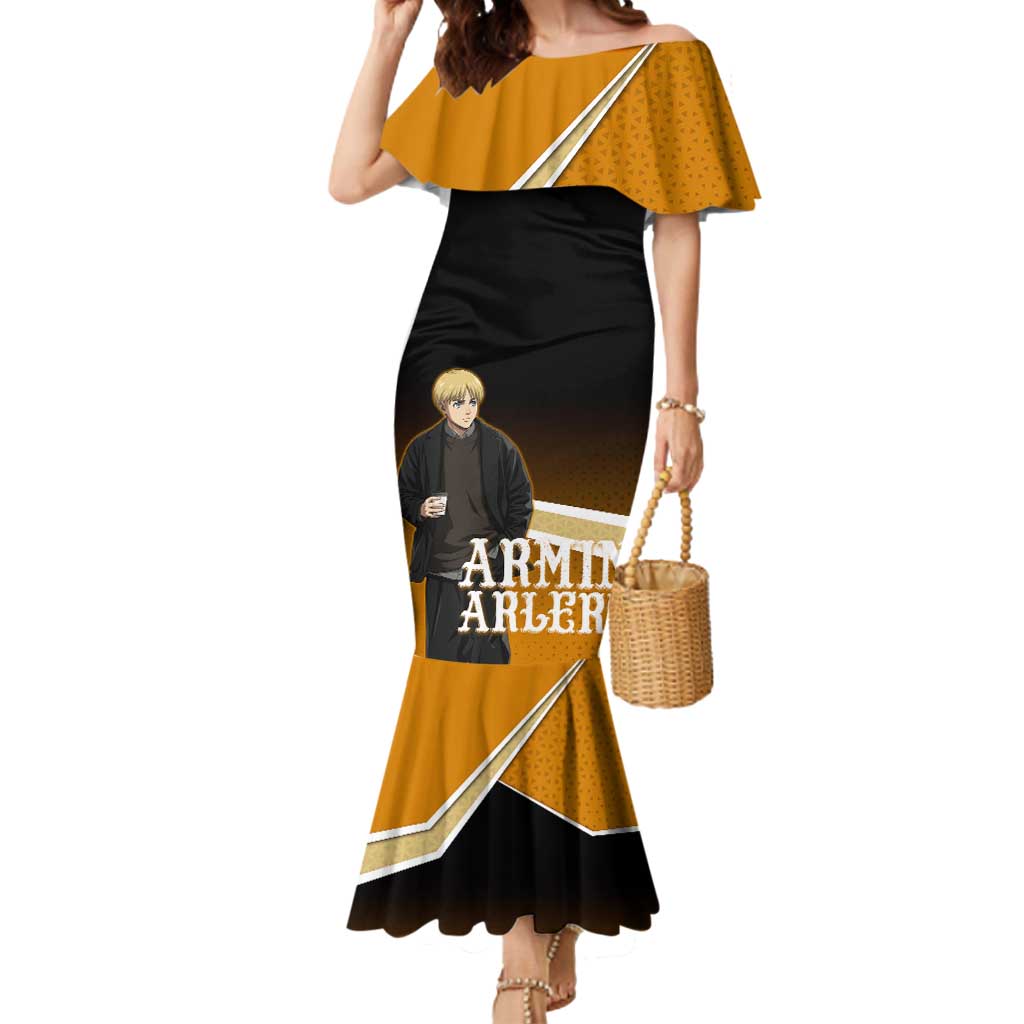 Armin Arlert Attack on Titan Mermaid Dress Anime Casual Coffeehouse Style