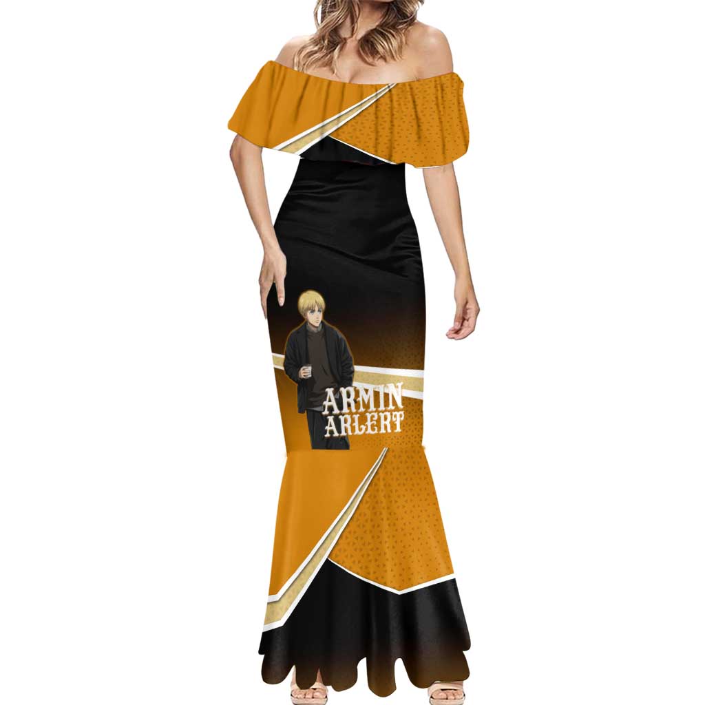 Armin Arlert Attack on Titan Mermaid Dress Anime Casual Coffeehouse Style