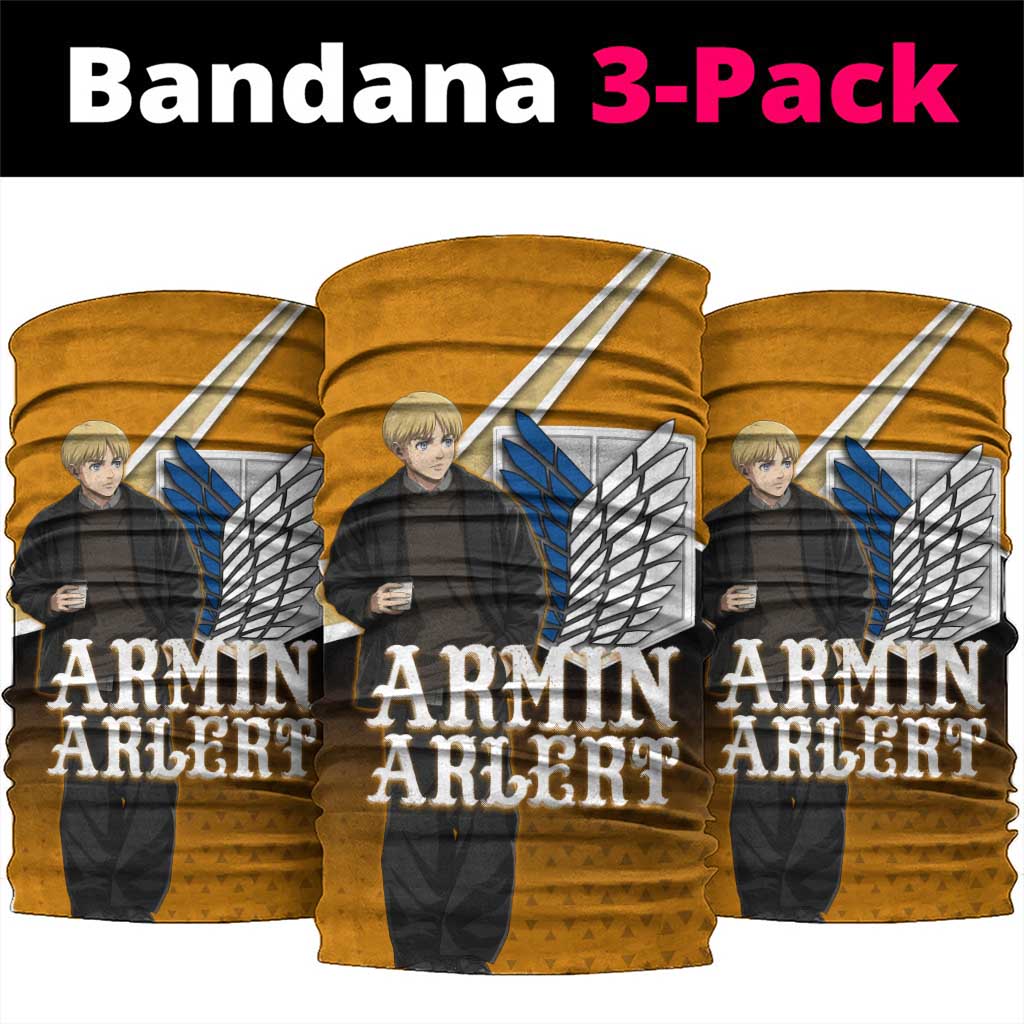 Armin Arlert Attack on Titan Neck Gaiter Anime Casual Coffeehouse Style