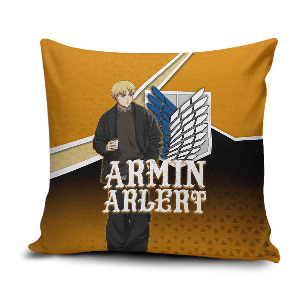 Armin Arlert Attack on Titan Pillow Cover Anime Casual Coffeehouse Style