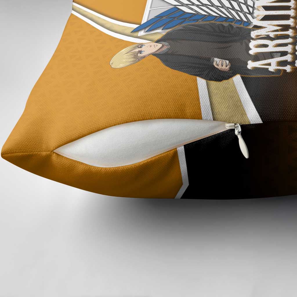 Armin Arlert Attack on Titan Pillow Cover Anime Casual Coffeehouse Style
