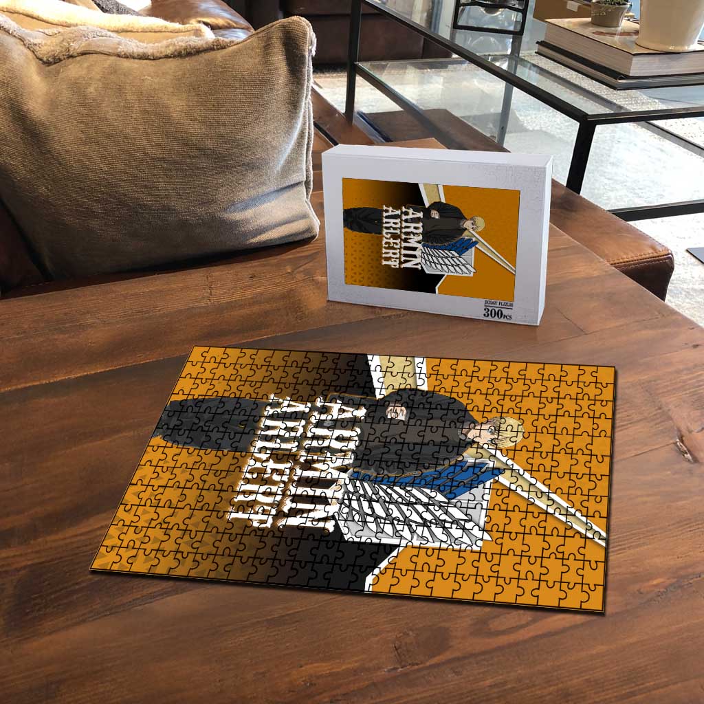 Armin Arlert Attack on Titan Puzzle Anime Casual Coffeehouse Style