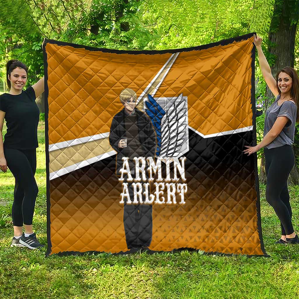 Armin Arlert Attack on Titan Quilt Anime Casual Coffeehouse Style