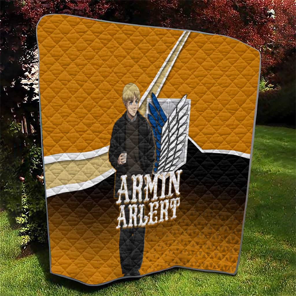 Armin Arlert Attack on Titan Quilt Anime Casual Coffeehouse Style