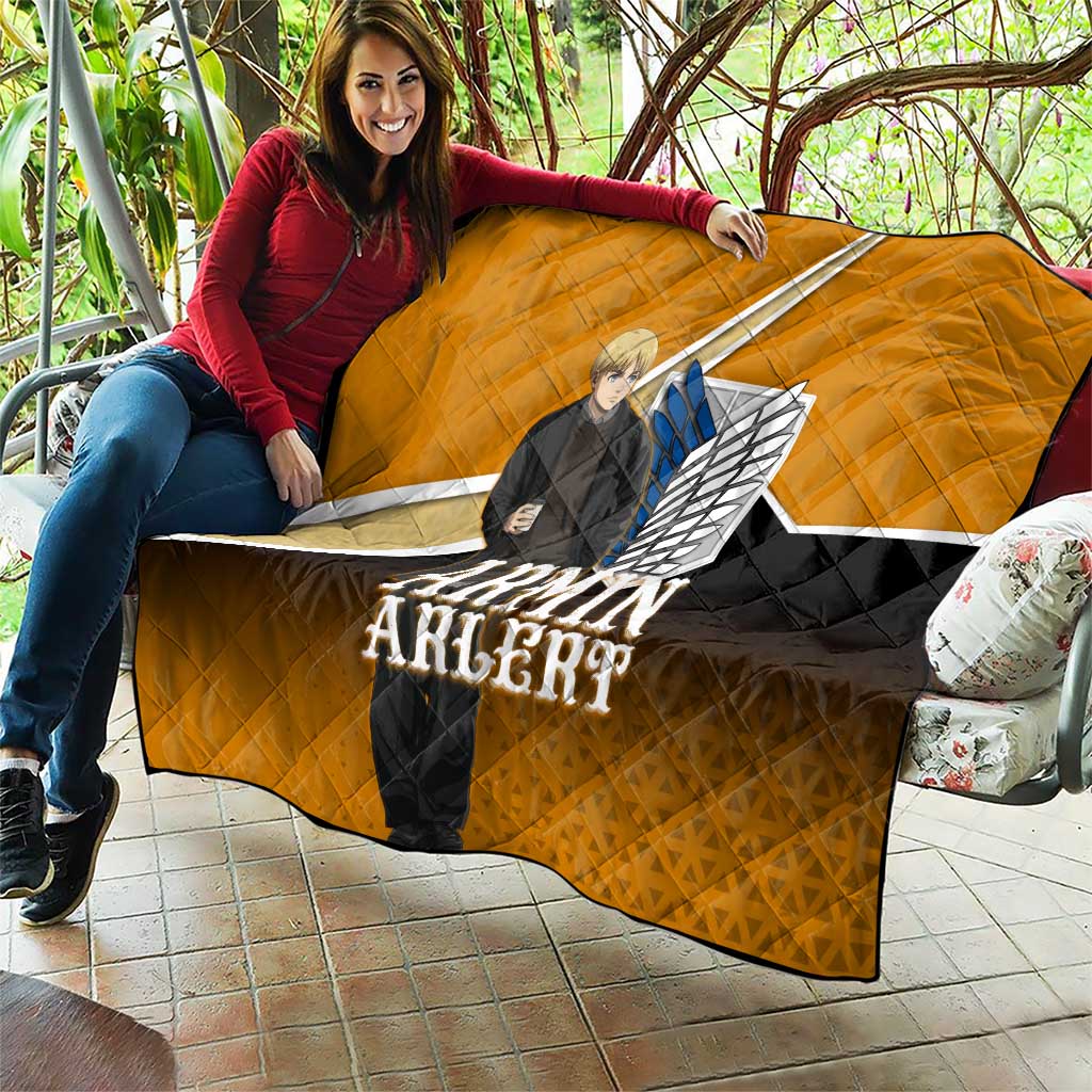 Armin Arlert Attack on Titan Quilt Anime Casual Coffeehouse Style