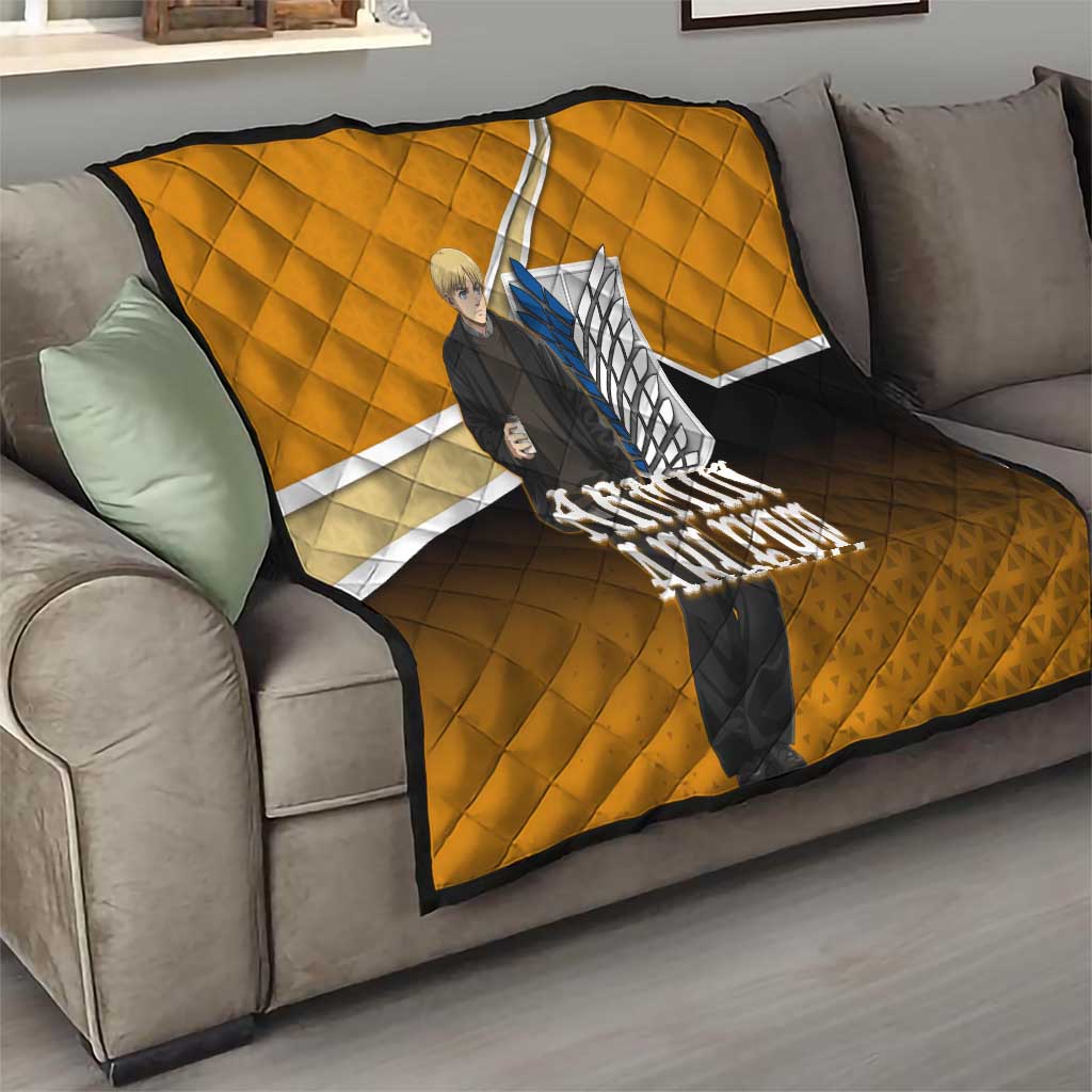 Armin Arlert Attack on Titan Quilt Anime Casual Coffeehouse Style