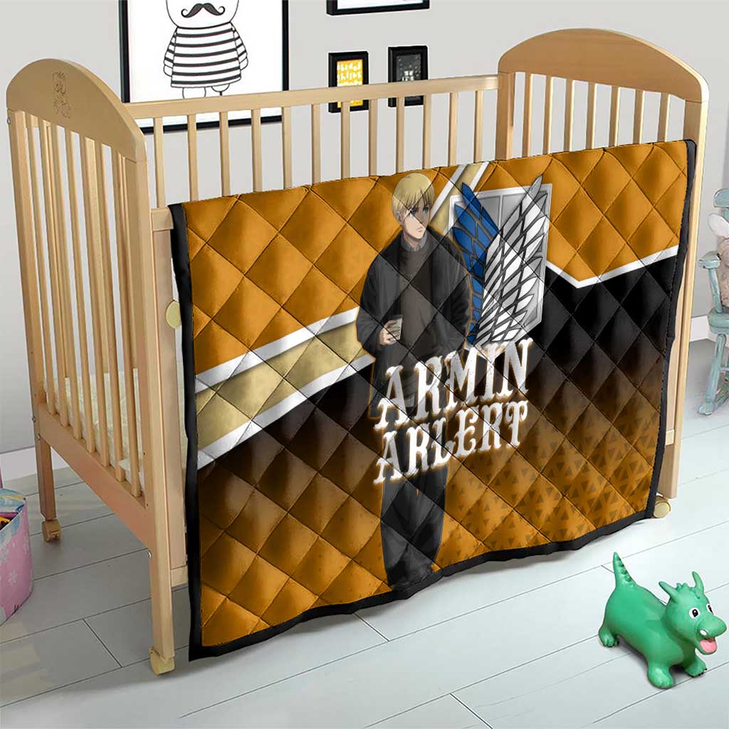 Armin Arlert Attack on Titan Quilt Anime Casual Coffeehouse Style