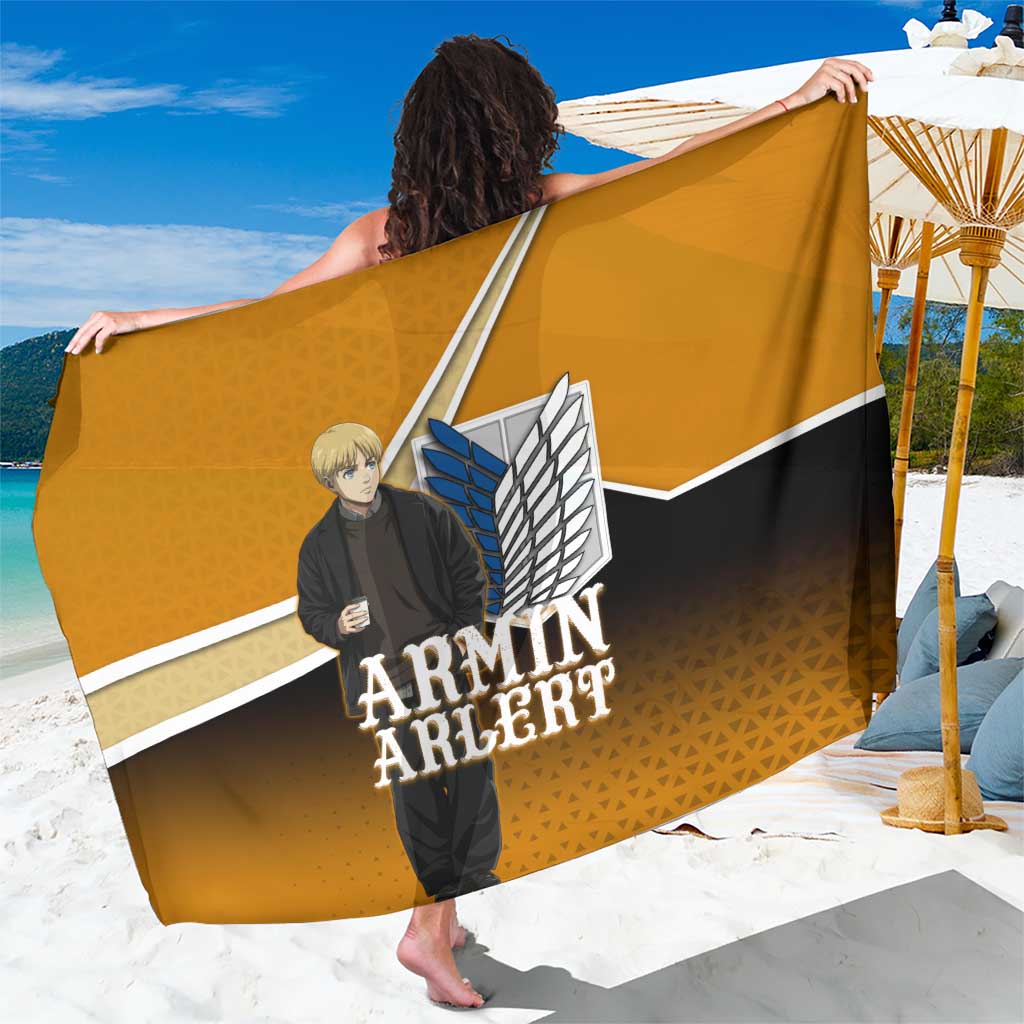 Armin Arlert Attack on Titan Sarong Anime Casual Coffeehouse Style