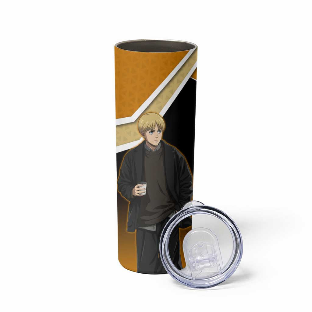 Armin Arlert Attack on Titan Skinny Tumbler Anime Casual Coffeehouse Style