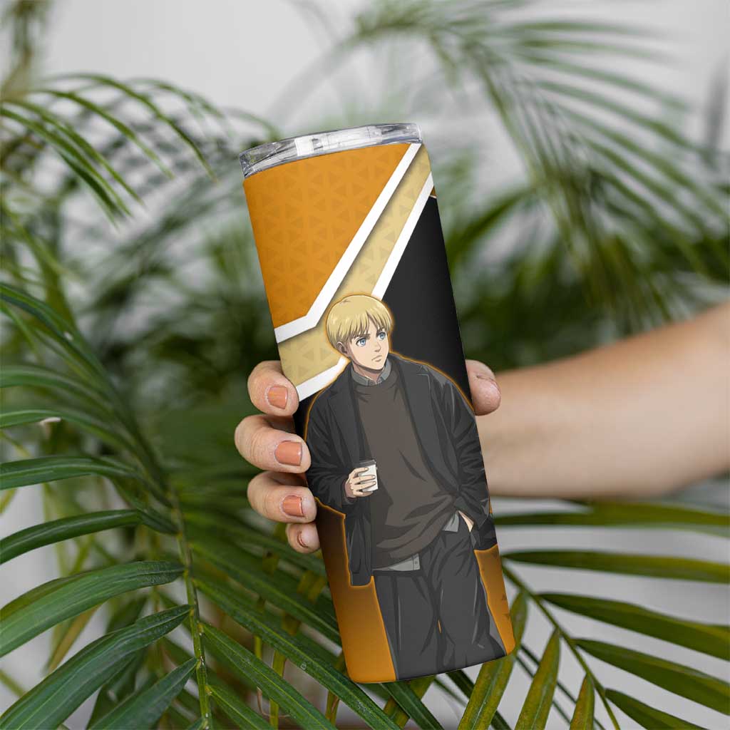 Armin Arlert Attack on Titan Skinny Tumbler Anime Casual Coffeehouse Style
