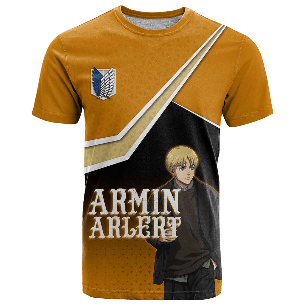 Armin Arlert Attack on Titan T Shirt Anime Casual Coffeehouse Style