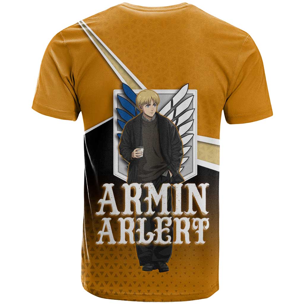 Armin Arlert Attack on Titan T Shirt Anime Casual Coffeehouse Style
