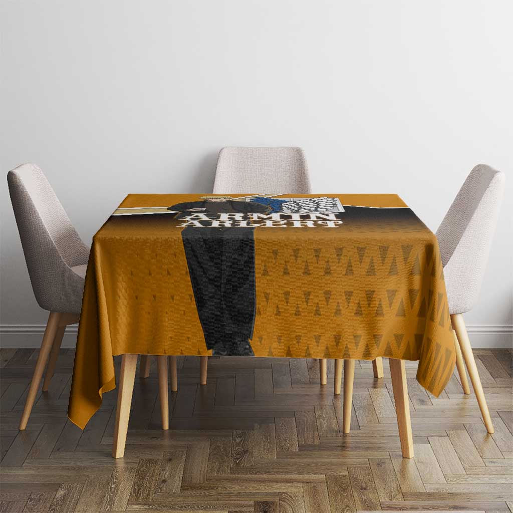 Armin Arlert Attack on Titan Tablecloth Anime Casual Coffeehouse Style