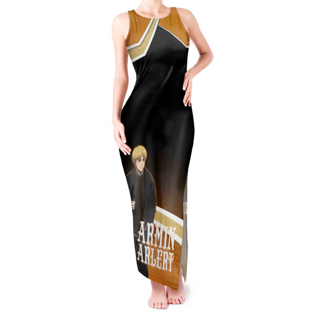 Armin Arlert Attack on Titan Tank Maxi Dress Anime Casual Coffeehouse Style