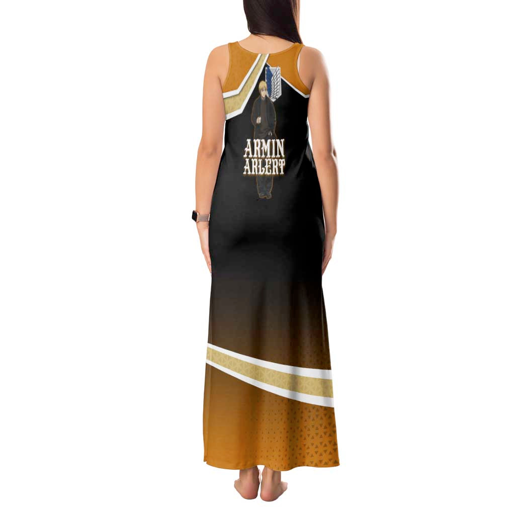 Armin Arlert Attack on Titan Tank Maxi Dress Anime Casual Coffeehouse Style