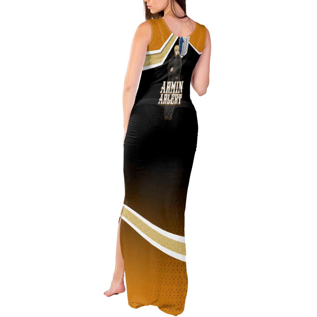 Armin Arlert Attack on Titan Tank Maxi Dress Anime Casual Coffeehouse Style