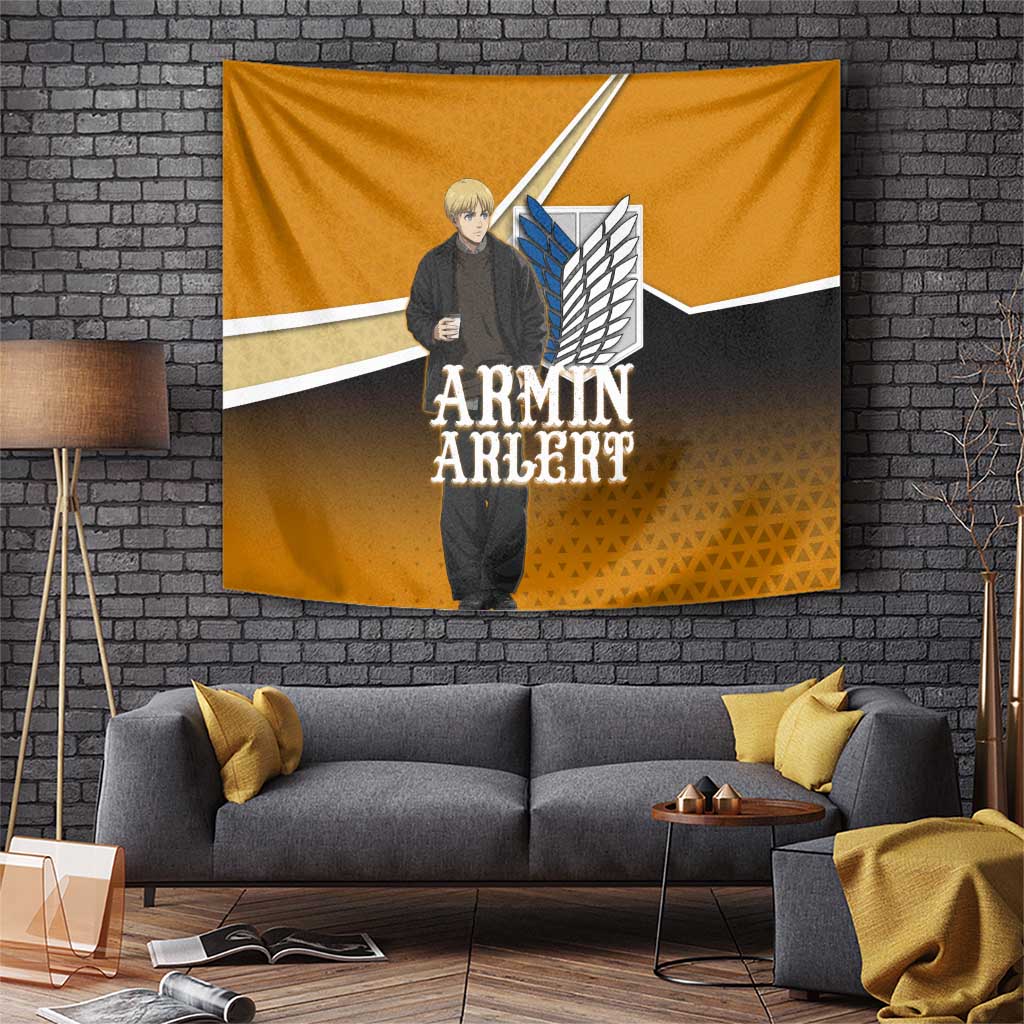 Armin Arlert Attack on Titan Tapestry Anime Casual Coffeehouse Style