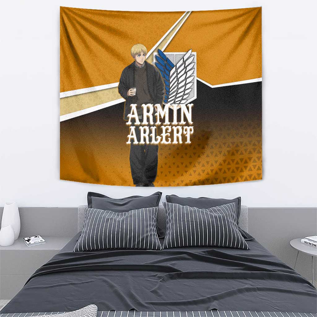Armin Arlert Attack on Titan Tapestry Anime Casual Coffeehouse Style