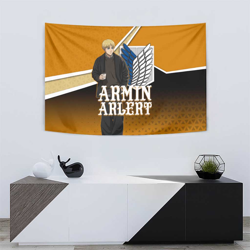 Armin Arlert Attack on Titan Tapestry Anime Casual Coffeehouse Style