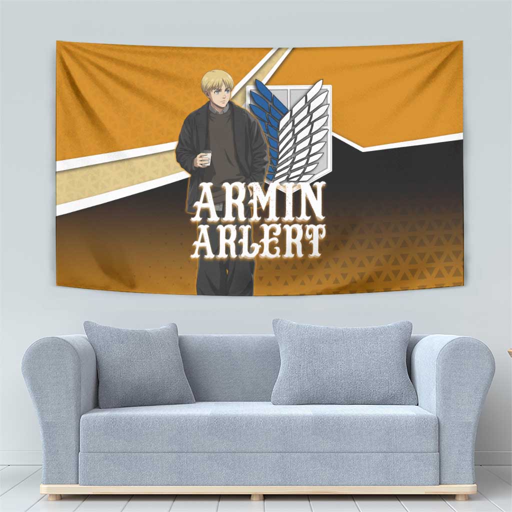 Armin Arlert Attack on Titan Tapestry Anime Casual Coffeehouse Style