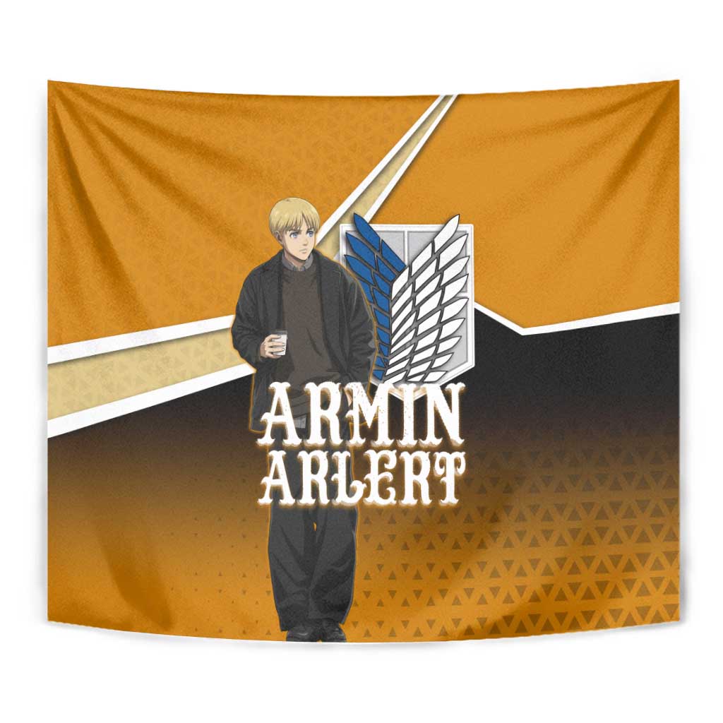Armin Arlert Attack on Titan Tapestry Anime Casual Coffeehouse Style