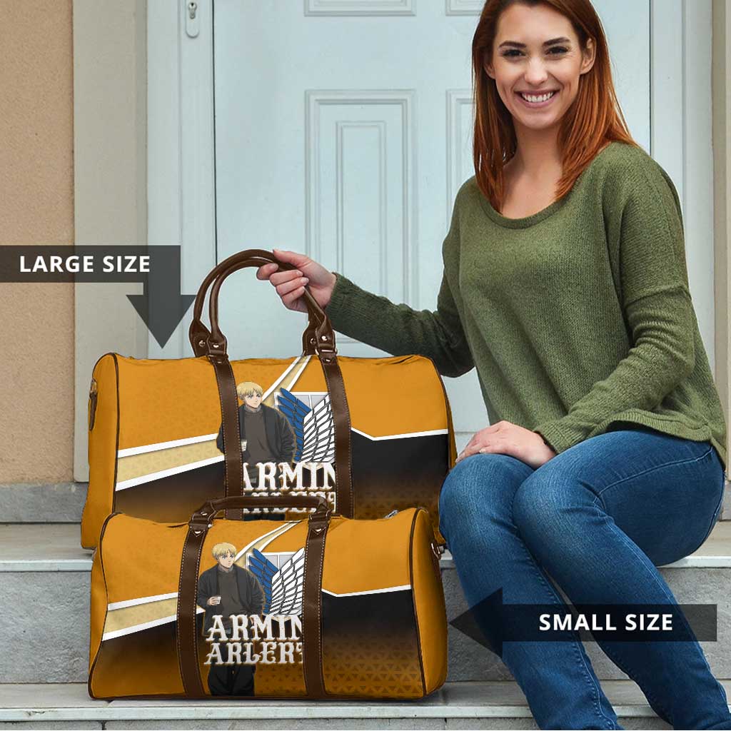 Armin Arlert Attack on Titan Travel Bag Anime Casual Coffeehouse Style