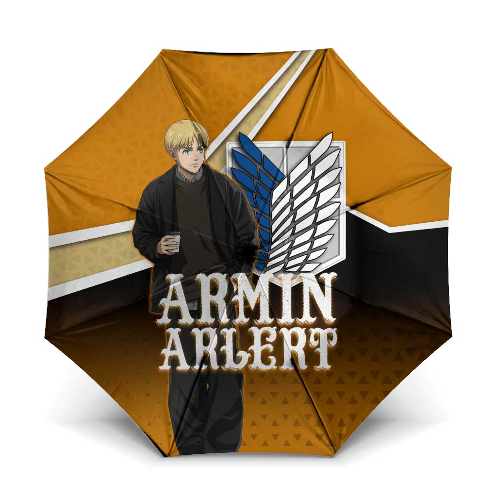 Armin Arlert Attack on Titan Umbrella Anime Casual Coffeehouse Style