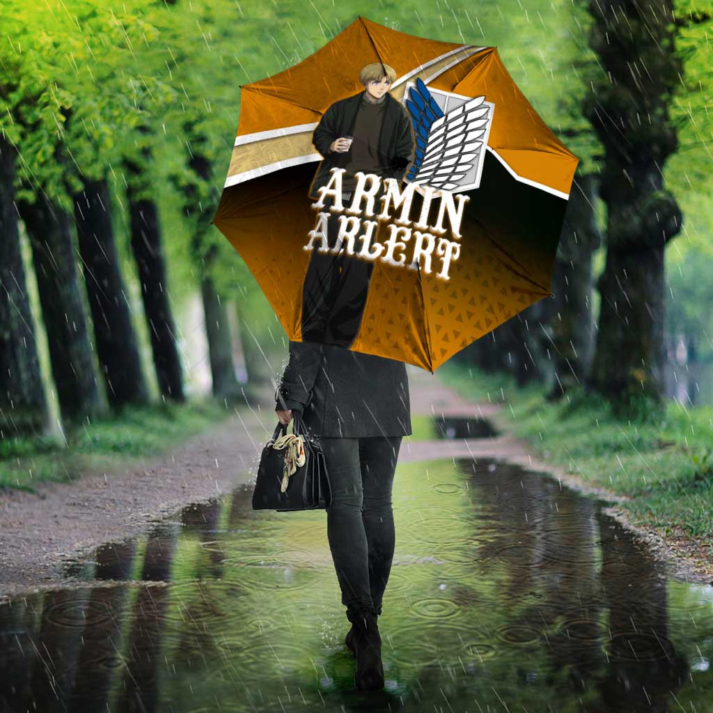 Armin Arlert Attack on Titan Umbrella Anime Casual Coffeehouse Style