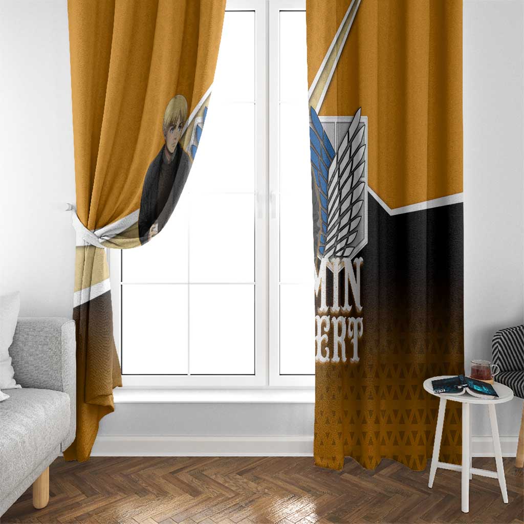 Armin Arlert Attack on Titan Window Curtain Anime Casual Coffeehouse Style