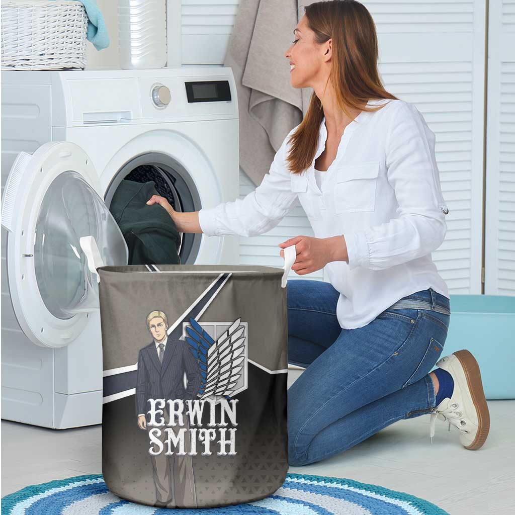 Erwin Smith Attack on Titan Laundry Basket Anime Executive Suit Aesthetic
