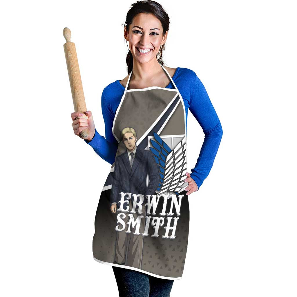 Erwin Smith Attack on Titan Apron Anime Executive Suit Aesthetic