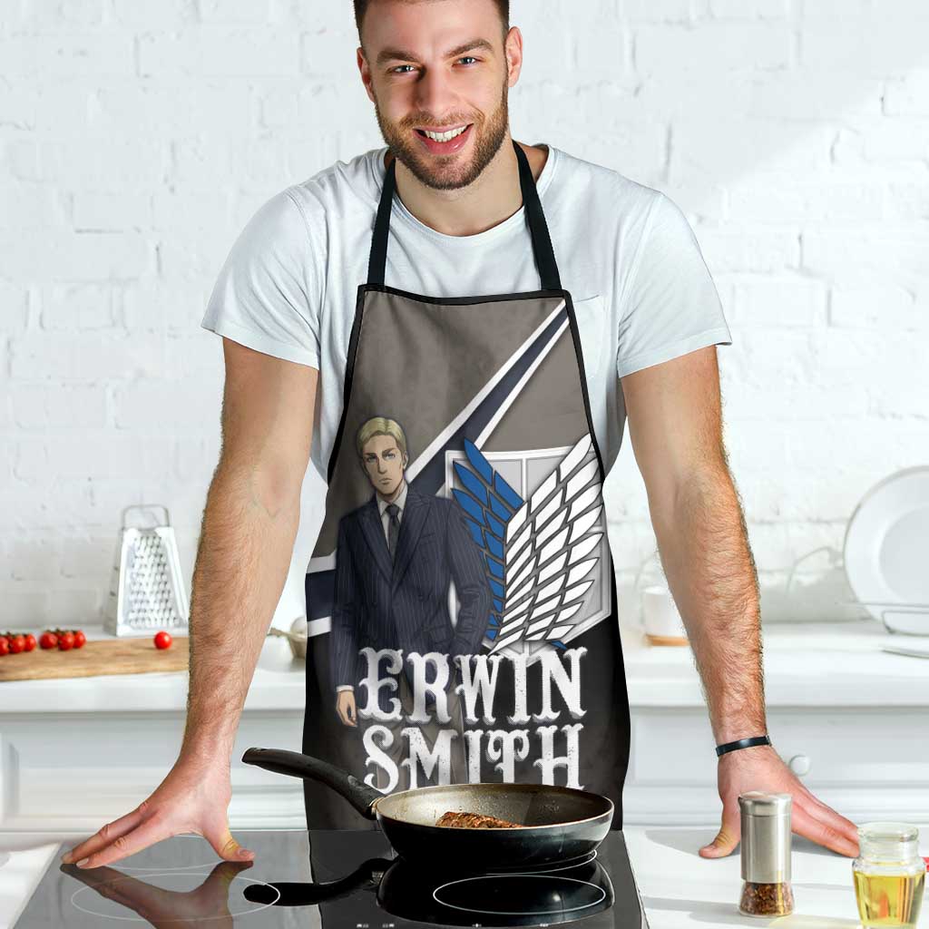 Erwin Smith Attack on Titan Apron Anime Executive Suit Aesthetic