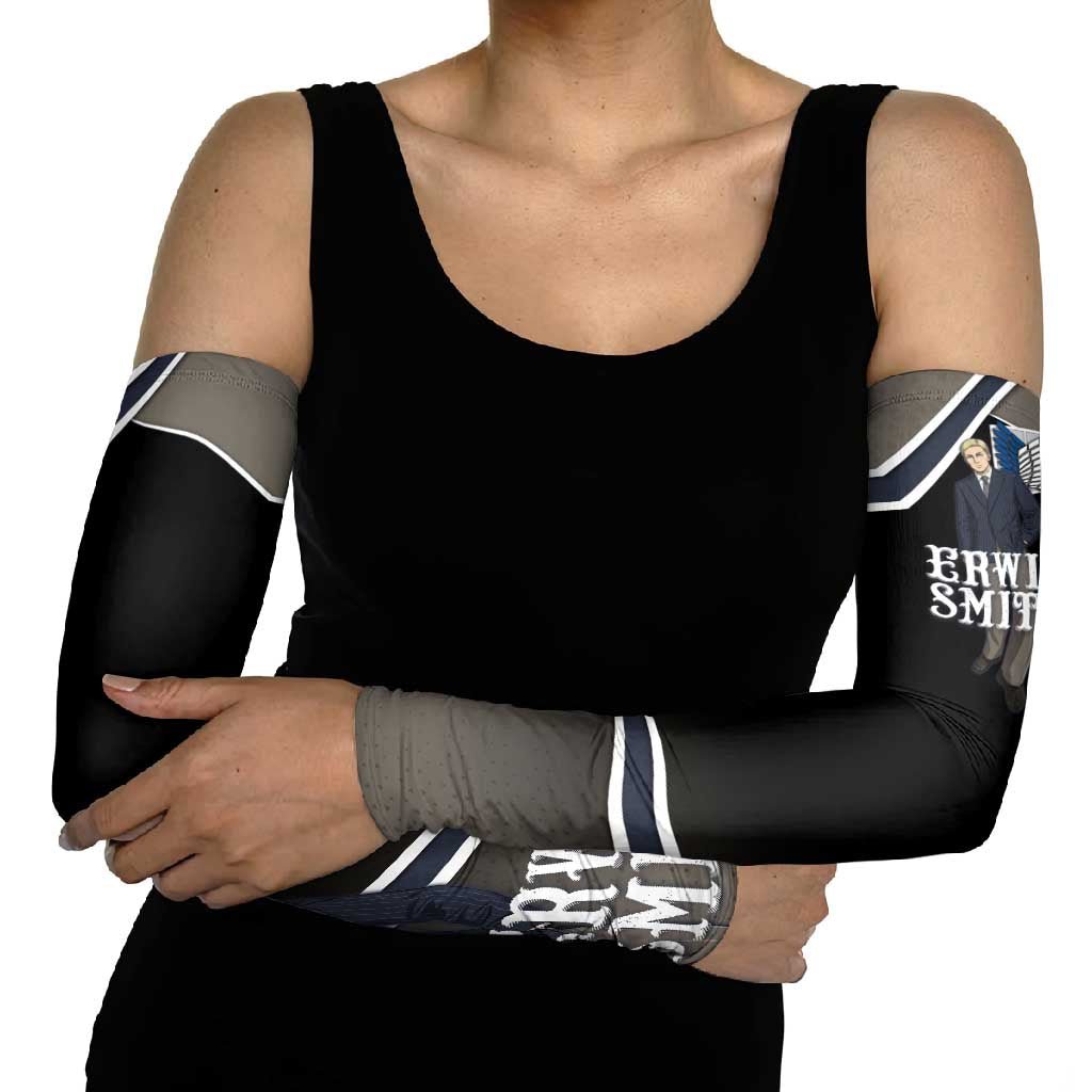 Erwin Smith Attack on Titan Arm Sleeves Anime Executive Suit Aesthetic