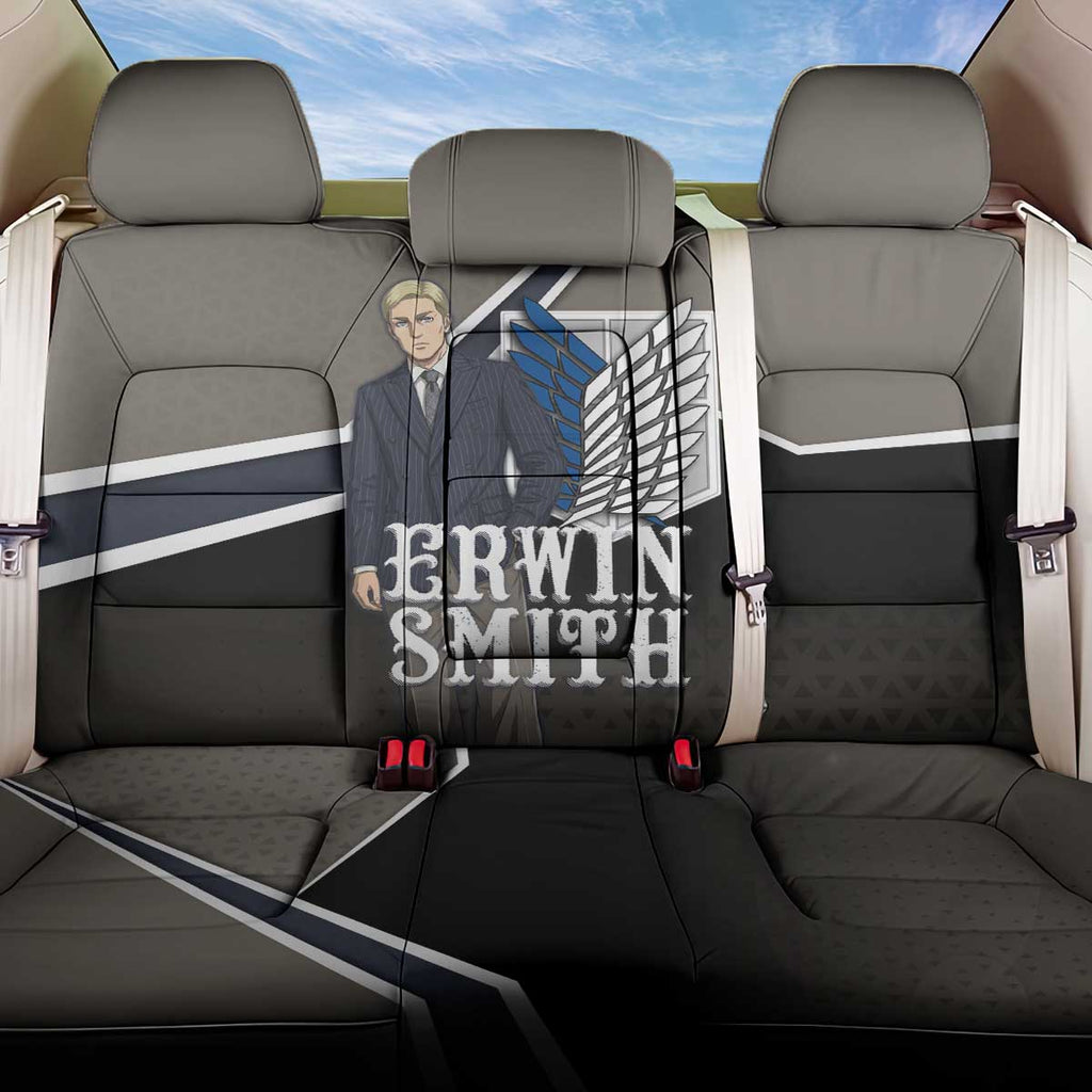 Erwin Smith Attack on Titan Back Car Seat Cover Anime Executive Suit Aesthetic