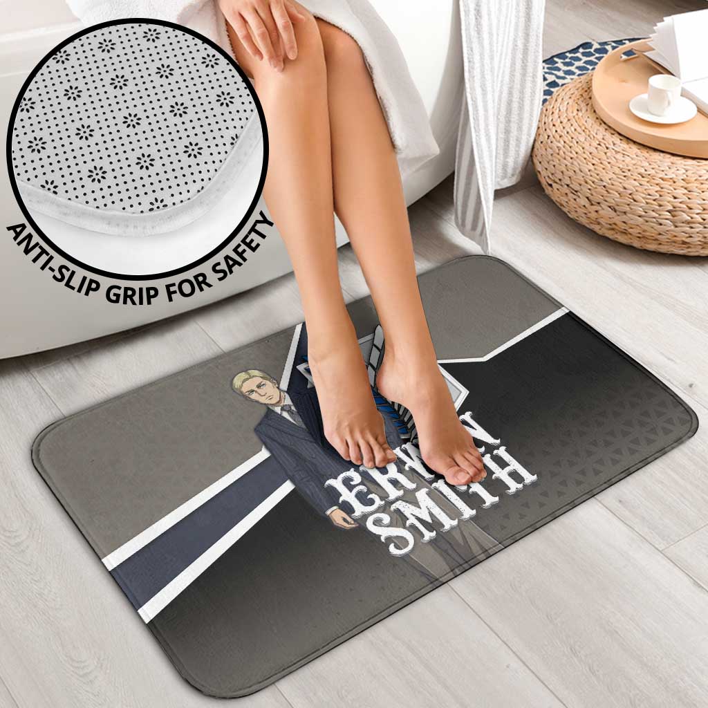 Erwin Smith Attack on Titan Bathroom Set Anime Executive Suit Aesthetic