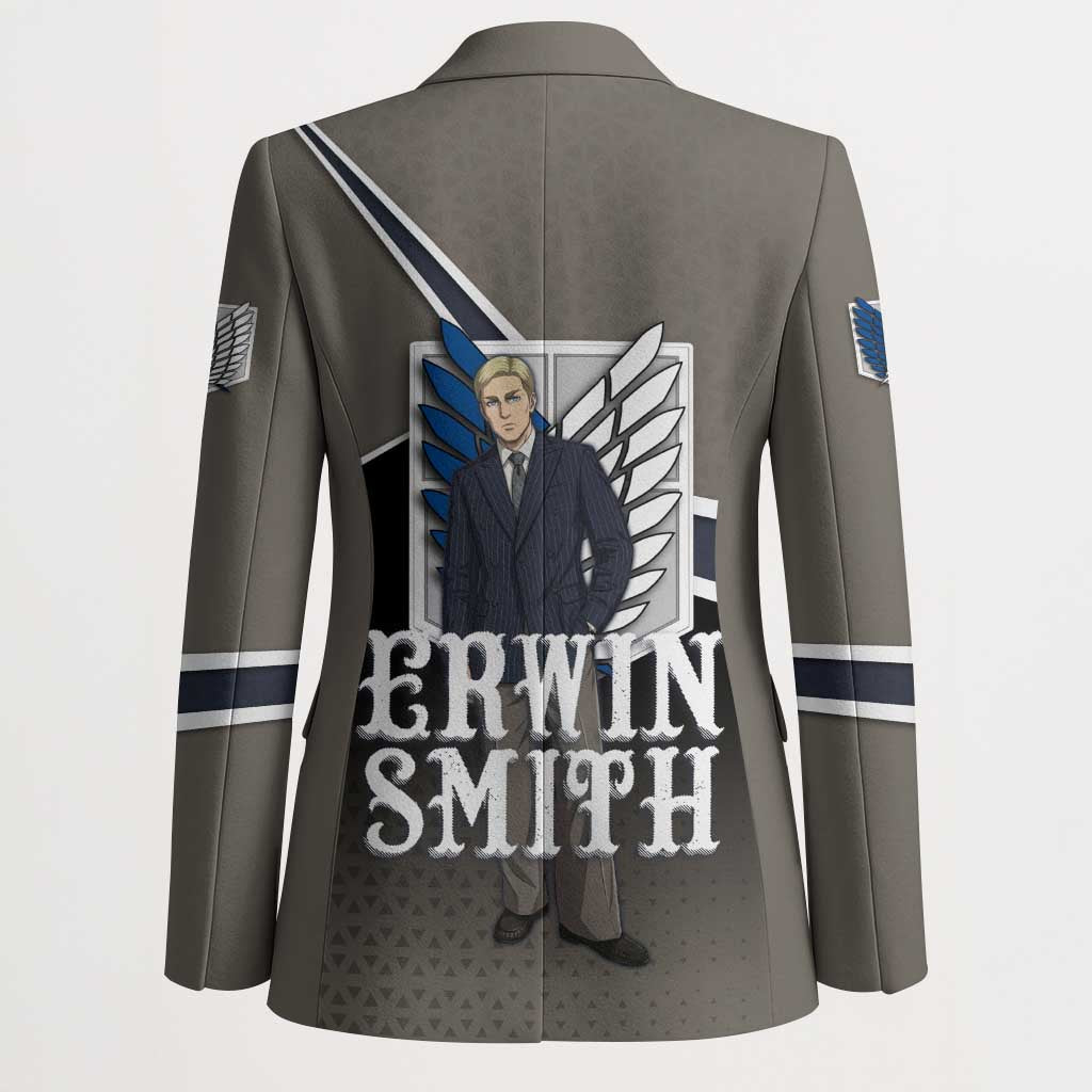 Erwin Smith Attack on Titan Blazer Anime Executive Suit Aesthetic