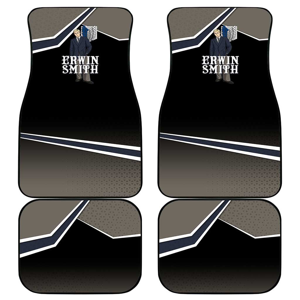 Erwin Smith Attack on Titan Car Mats Anime Executive Suit Aesthetic