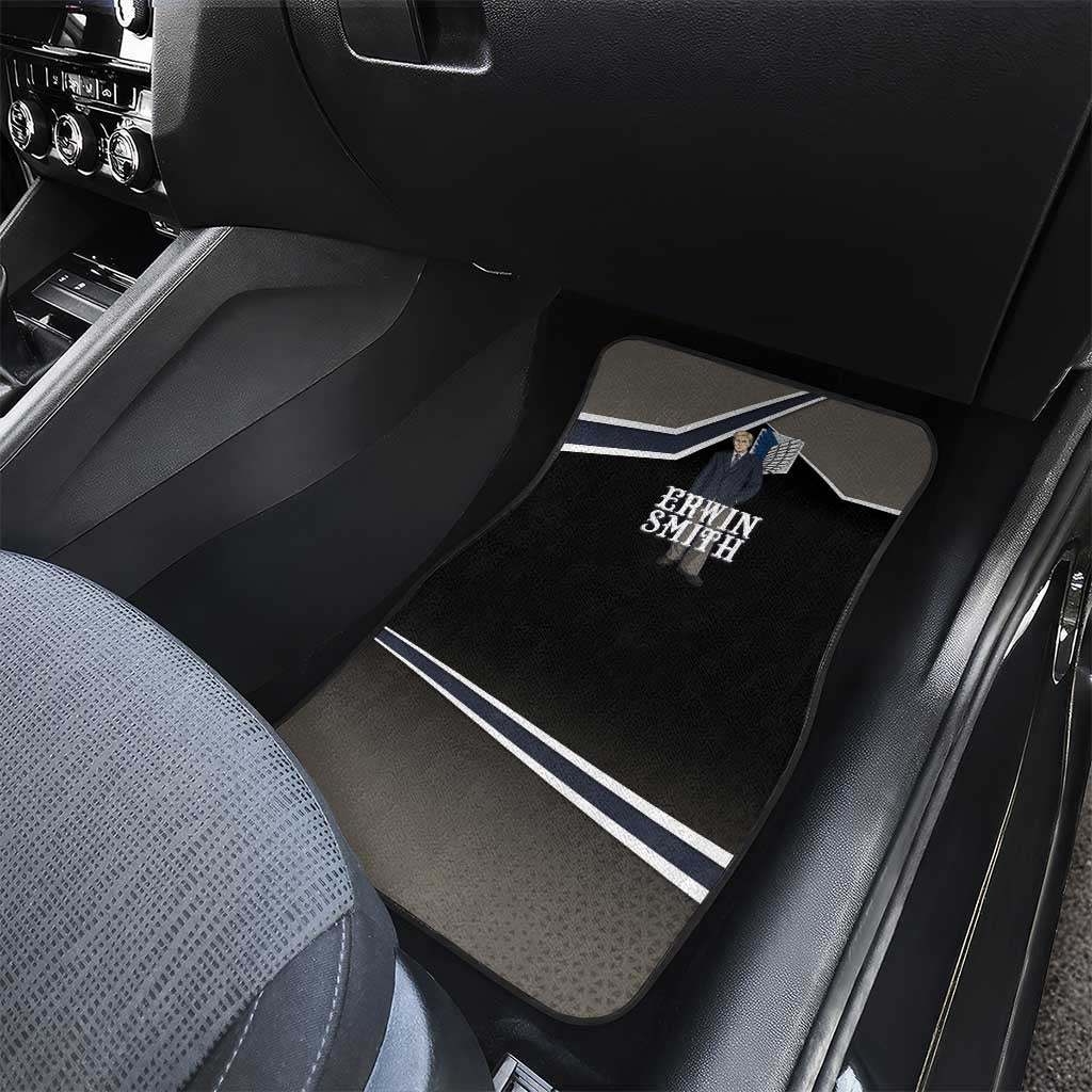 Erwin Smith Attack on Titan Car Mats Anime Executive Suit Aesthetic