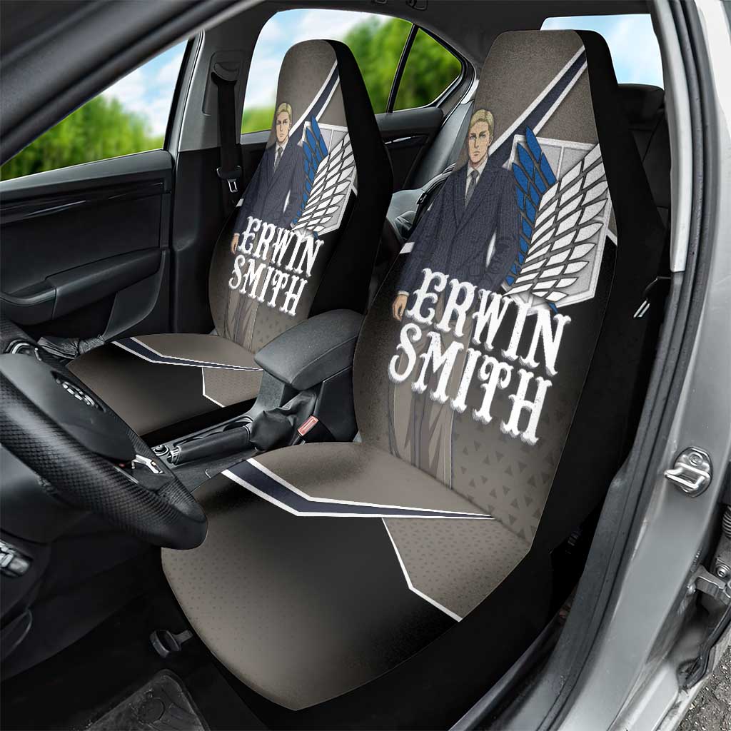 Erwin Smith Attack on Titan Car Seat Cover Anime Executive Suit Aesthetic