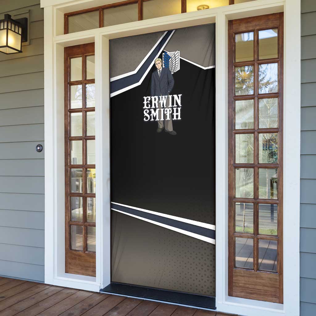 Erwin Smith Attack on Titan Door Cover Anime Executive Suit Aesthetic