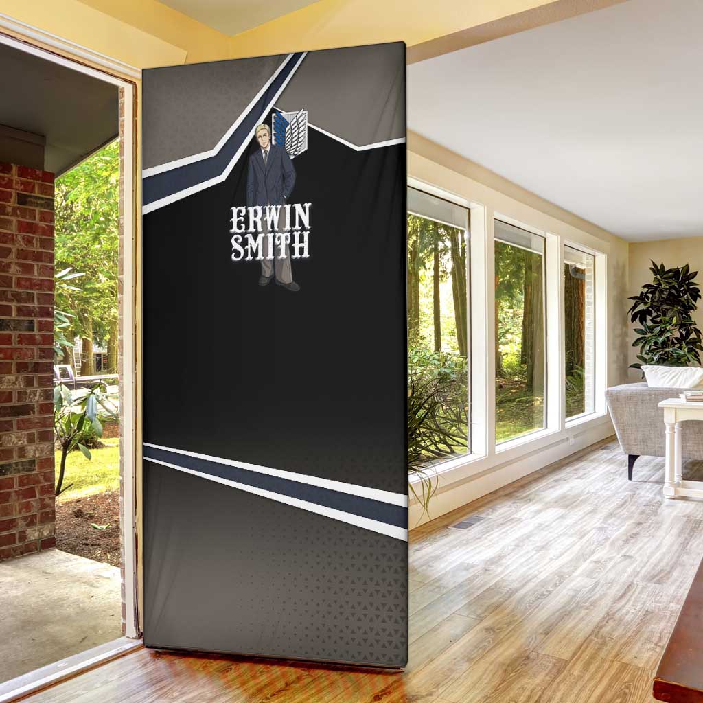 Erwin Smith Attack on Titan Door Cover Anime Executive Suit Aesthetic
