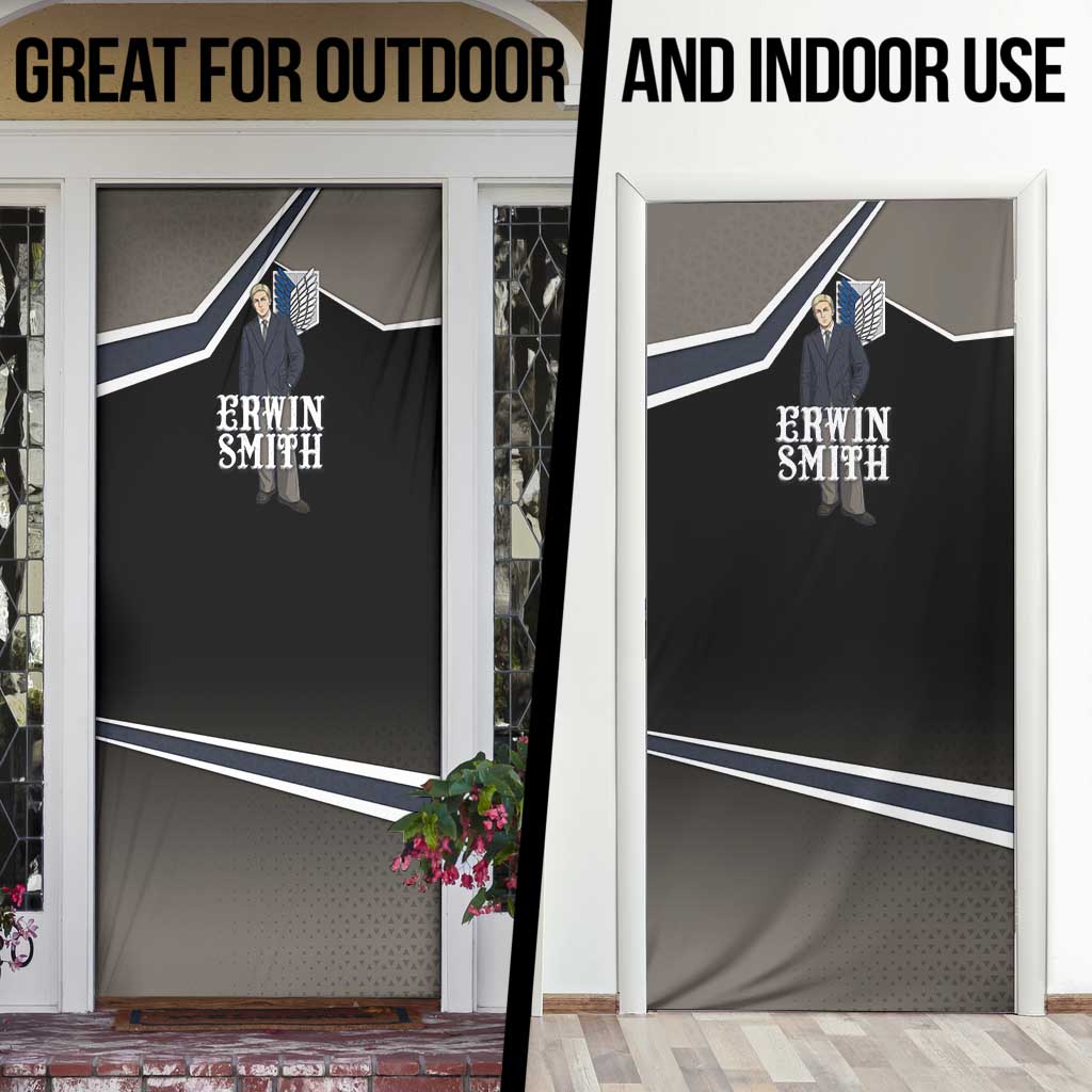 Erwin Smith Attack on Titan Door Cover Anime Executive Suit Aesthetic