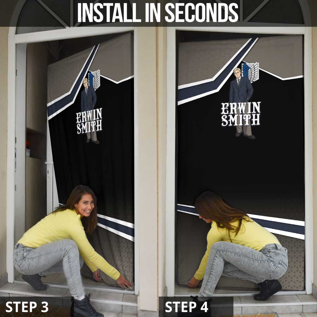 Erwin Smith Attack on Titan Door Cover Anime Executive Suit Aesthetic